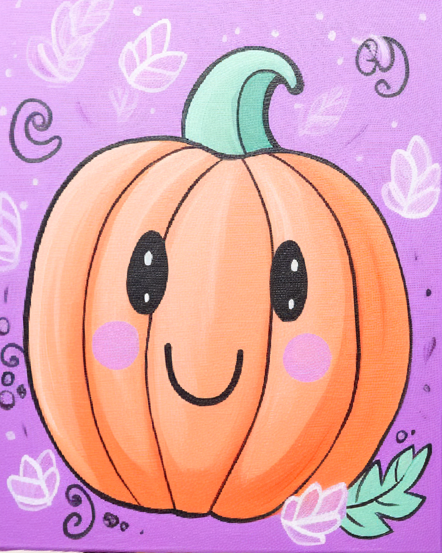 Halloween Cutie Pumpkin in Purple