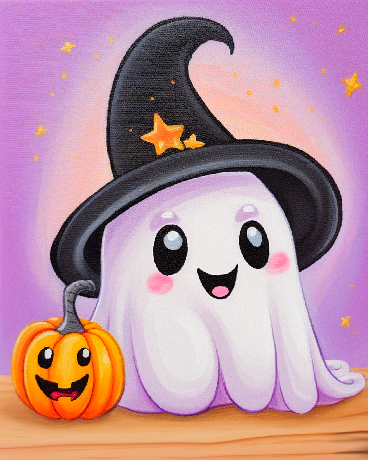 Halloween Cuties Happy Ghost